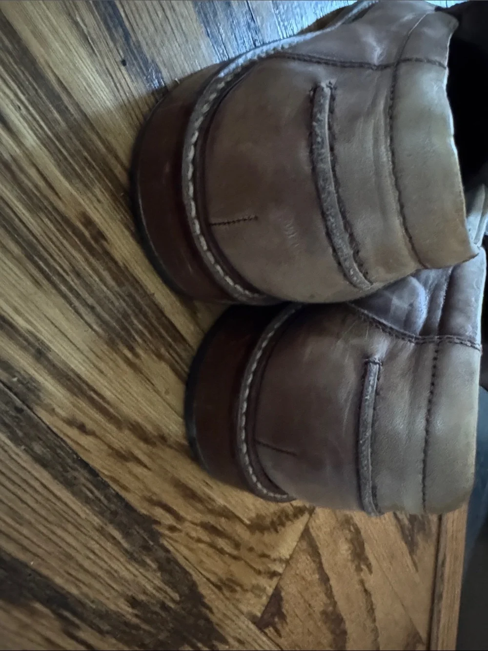 Banana Republic Men's Leather Penny Loafers in Tan